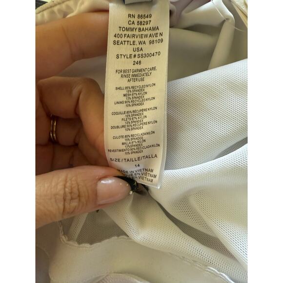 Tommy Bahama Ladies Swim Suit Size 14 - Picture 6 of 10